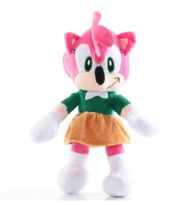 Мягкая плюшевая игрушка Ежиха Эми из мультфильма/видеоигры "Sonic Knuckles" (Соник) розовая 70 см