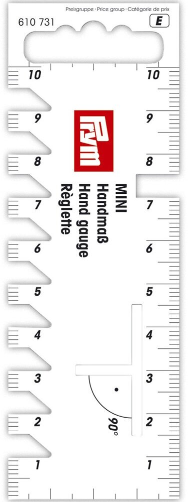 610731 Prym Мини-линейка для разметки и измерения - фото №5