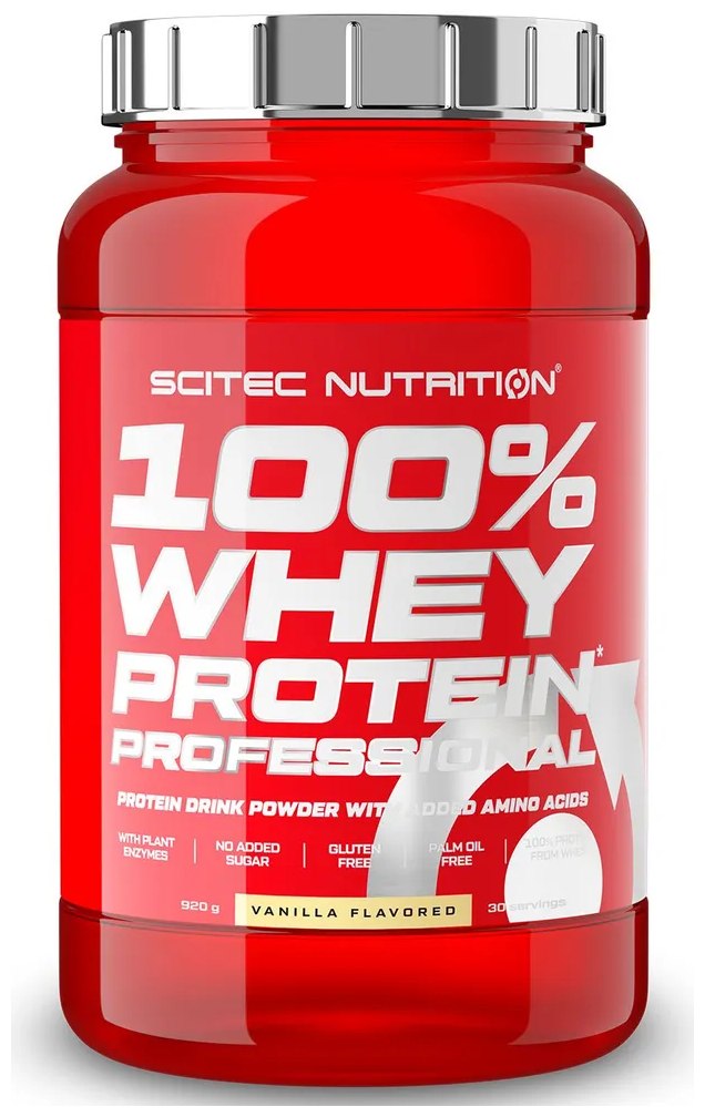 Scitec Nutrition 100% Whey Protein Professional (920 гр) (ваниль)