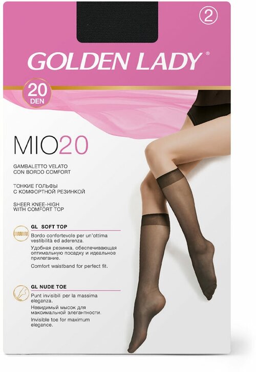 Женские носки Golden Lady, размер 0 (one size), черный