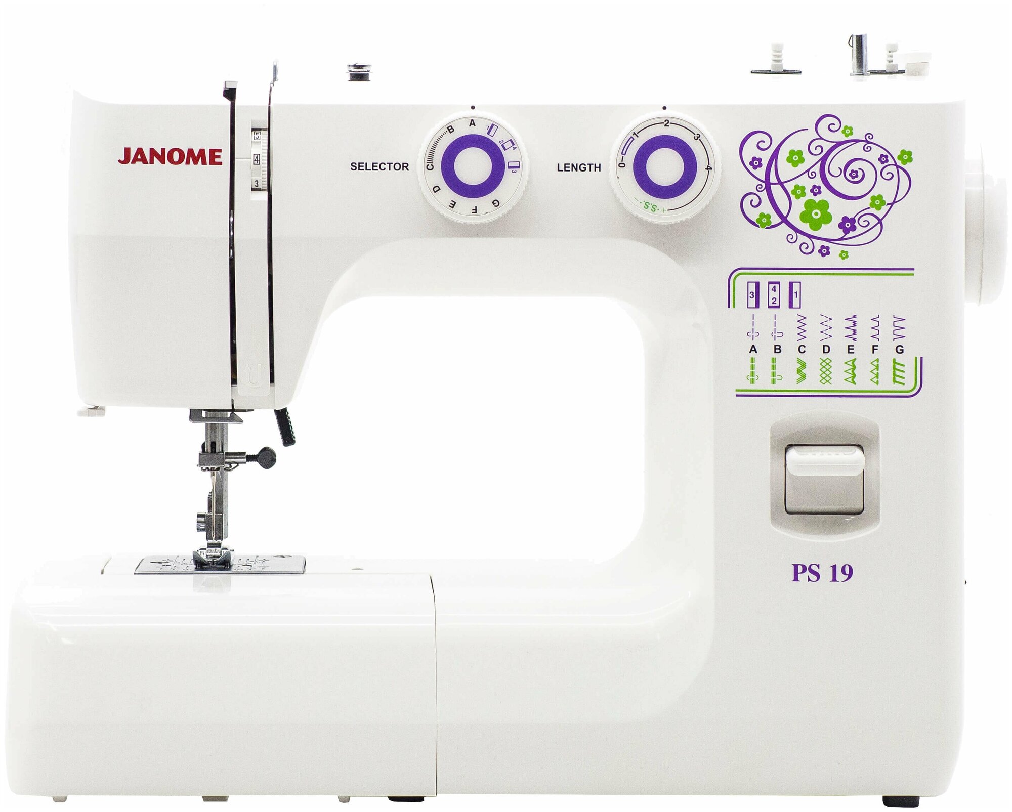 Швейная машина Janome PS-19 белый