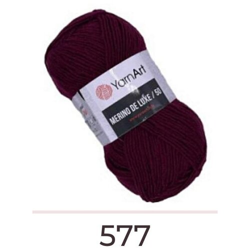 Пряжа для вязания YarnArt Merino de Lux 100г 280м 50% шерсть, 50% акрил