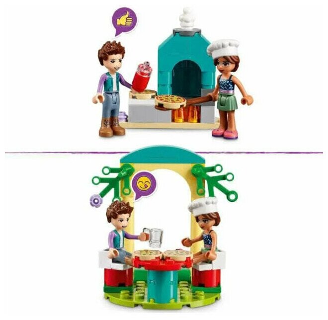 Конструктор LEGO Friends "Пиццерия Хартлейк Сити" 41705 - фото №11