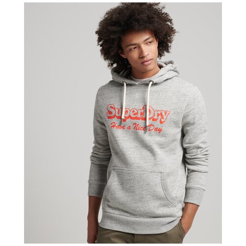 Худи, SuperDry, артикул: M2011958A, Цвет ZUC Athletic Grey Marl, Размер 3XL