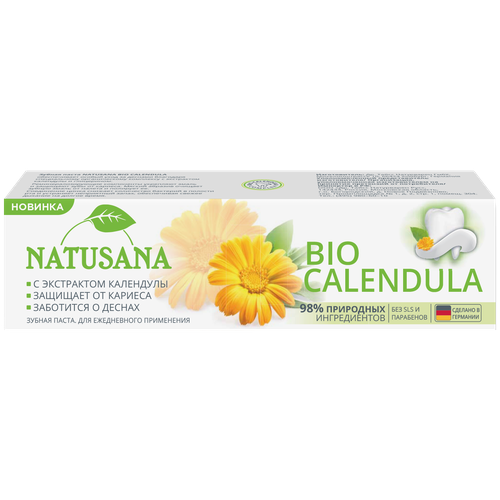 Купить Natusana bio calendula зубная паста, 100 мл, Др.Тайсс Натурварен Гмб Х, белый