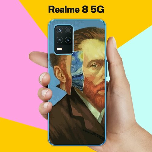 Силиконовый чехол на realme 8 5G Ван Гог / для Реалми 8 5 Джи силиконовый чехол на realme 8 ван гог корги для реалми 8