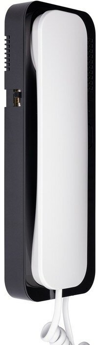 Аудиотрубка для домофона Unifon Smart U, отпирание, громкость, не беспокоить, бело-черная