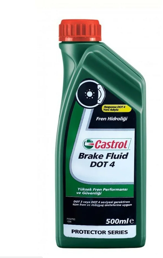 Жидкость тормозная Castrol BRAKE FLUID DOT 4 500мл 15036C - фотография № 2