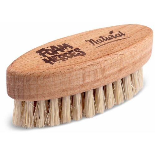 natural boar s hair brush средняя щетка для очистки кожи с натуральной щетиной кабана foam heroes Natural Boar's Hair Brush Маленькая щетка для очистки кожи с натуральной щетиной кабана Foam Heroes