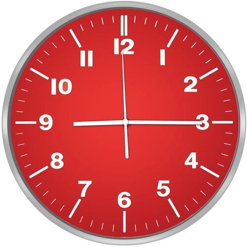 Часы настенные механические CENTEK CT-7100, red