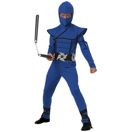 фото Костюм california costumes отважный ниндзя 00397 / 00505, синий, размер m (8-10 лет)