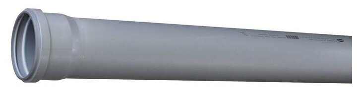 Труба раструбная полипропиленовая D 110 мм 1 м Sinikon - фото №11
