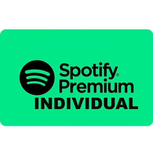Оплата подписки Spotify Premium 1 на 1 месяц электронный ключ активация в течение 6 месяцев 43900₽