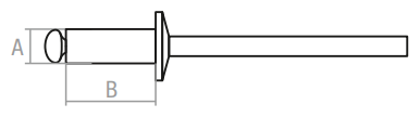Заклепка вытяжная 4,8х10 мм сталь-сталь цинк STARFIX 25 штук (SMZ1-30588-25) - фотография № 2