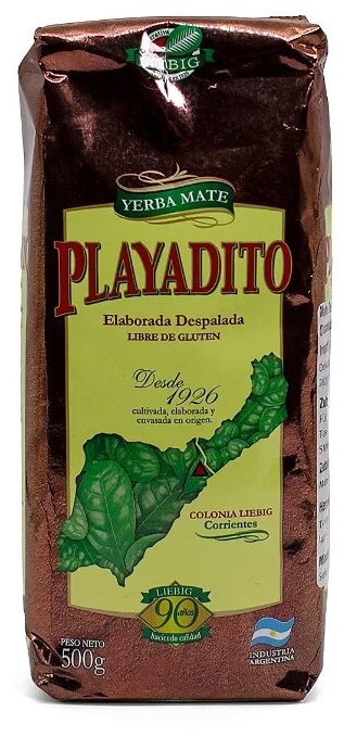 Чай травяной Playadito Yerba mate Despalada, 500 г - фотография № 1