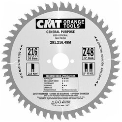 Пильный диск CMT 291.216.48M 216х30 мм