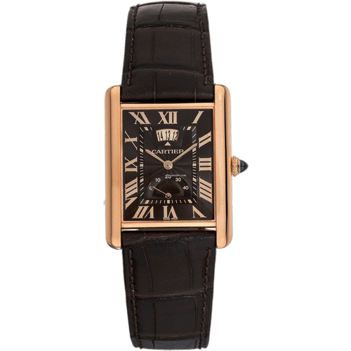 наручные часы cartier серебряный Наручные часы Cartier, черный, золотой