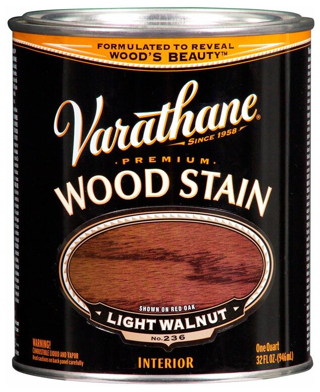 Морилка - Масло Для Дерева Varathane Wood Stain Светлый Орех