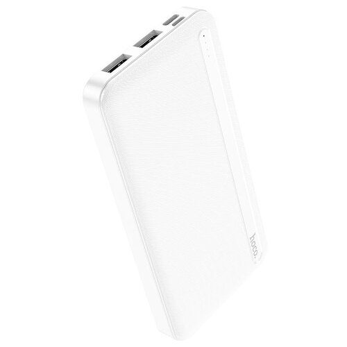 Портативный аккумулятор Hoco J91 10000mAh, белый внешний аккумулятор powerbank hoco q1 kraft быстрая зарядка qc3 0 usb a 22 5w 10000mah черный