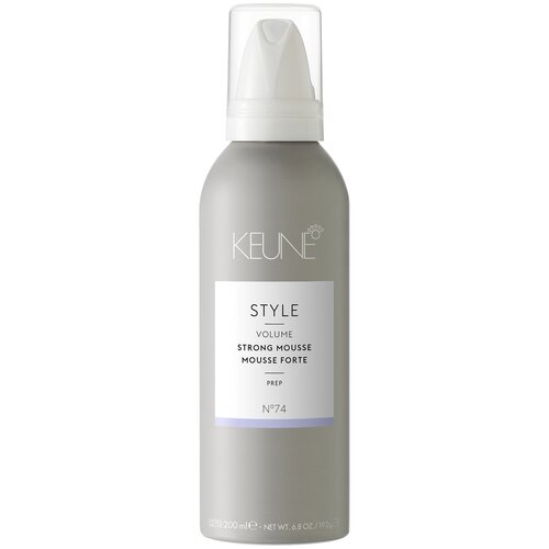 Keune мусс Style Volume Strong Mousse, 200 мл, 200 г keune мусс для придания объема стронг 500 мл celebrate style strong mousse