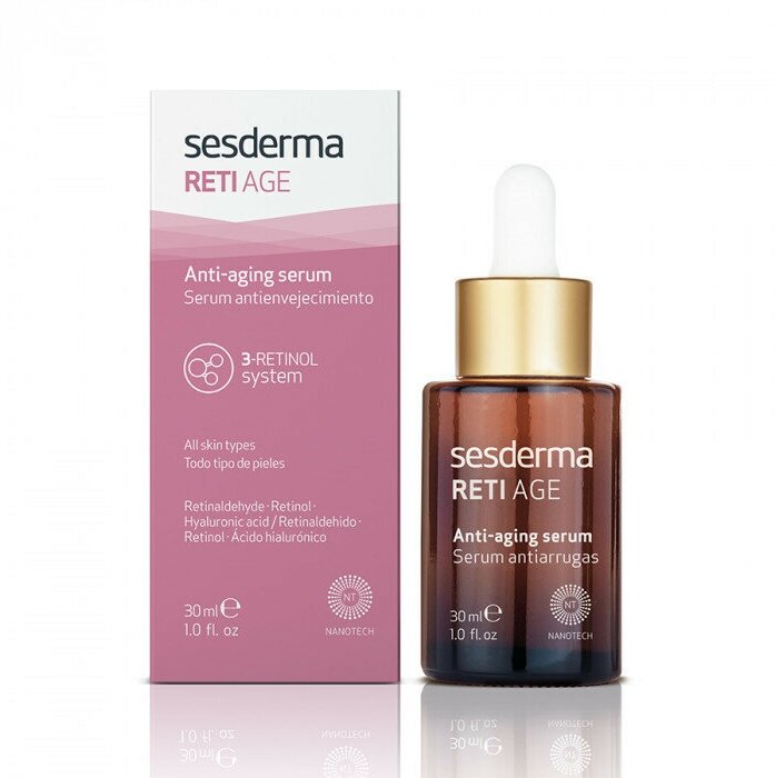 Sesderma Сыворотка антивозрастная основе системы 3-Retinol, 30 мл, RETI AGE Anti-aging serum