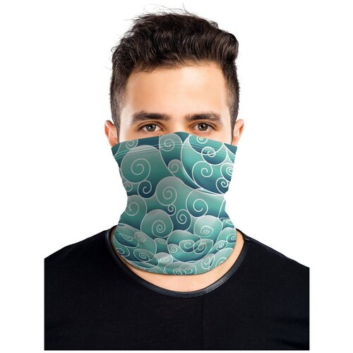 фото Универсальный бафф маска "ветреная прелесть" joyarty