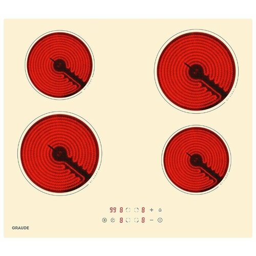 Поверхность стеклокерамическая GRAUDE EK 600 C кремовый 2942000₽