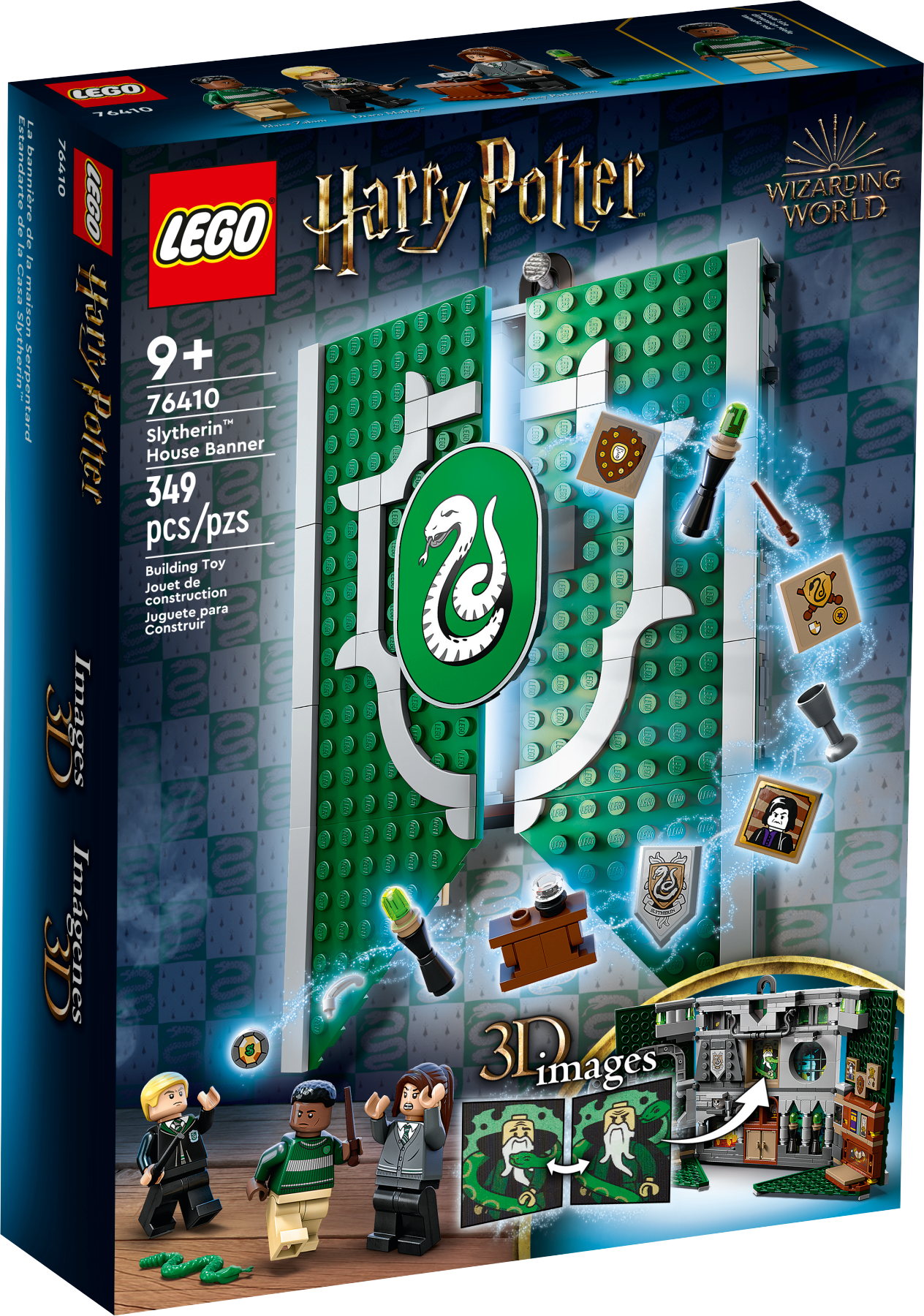 Конструктор LEGO Harry Potter 76410 Знамя факультета Слизерин Slytherin House Banner, 349 дет.