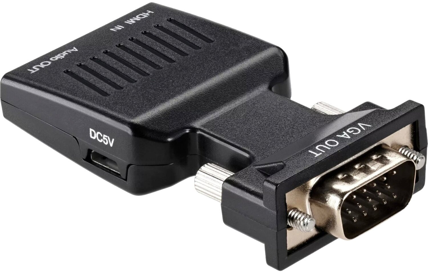 Переходник HDMI(F) --> VGA(M)+audio,1080*60Hz, VCOM <CA336A> Переходник VCOM HDMI F/VGA M+mini jack 3.5 mm M (CA336A) - фото №9