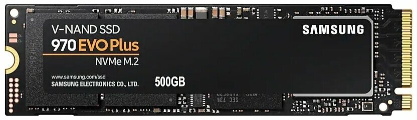 Твердотельный накопитель Samsung 970 EVO Plus 500 ГБ M.2 MZ-V7S500BW