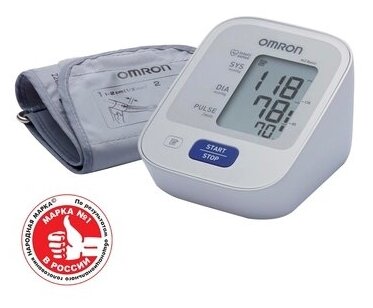 OMRON M2 Basic с веерообразной манжетой Fan-Shaped (22-32 см) (HEM-7121-RU) NEW