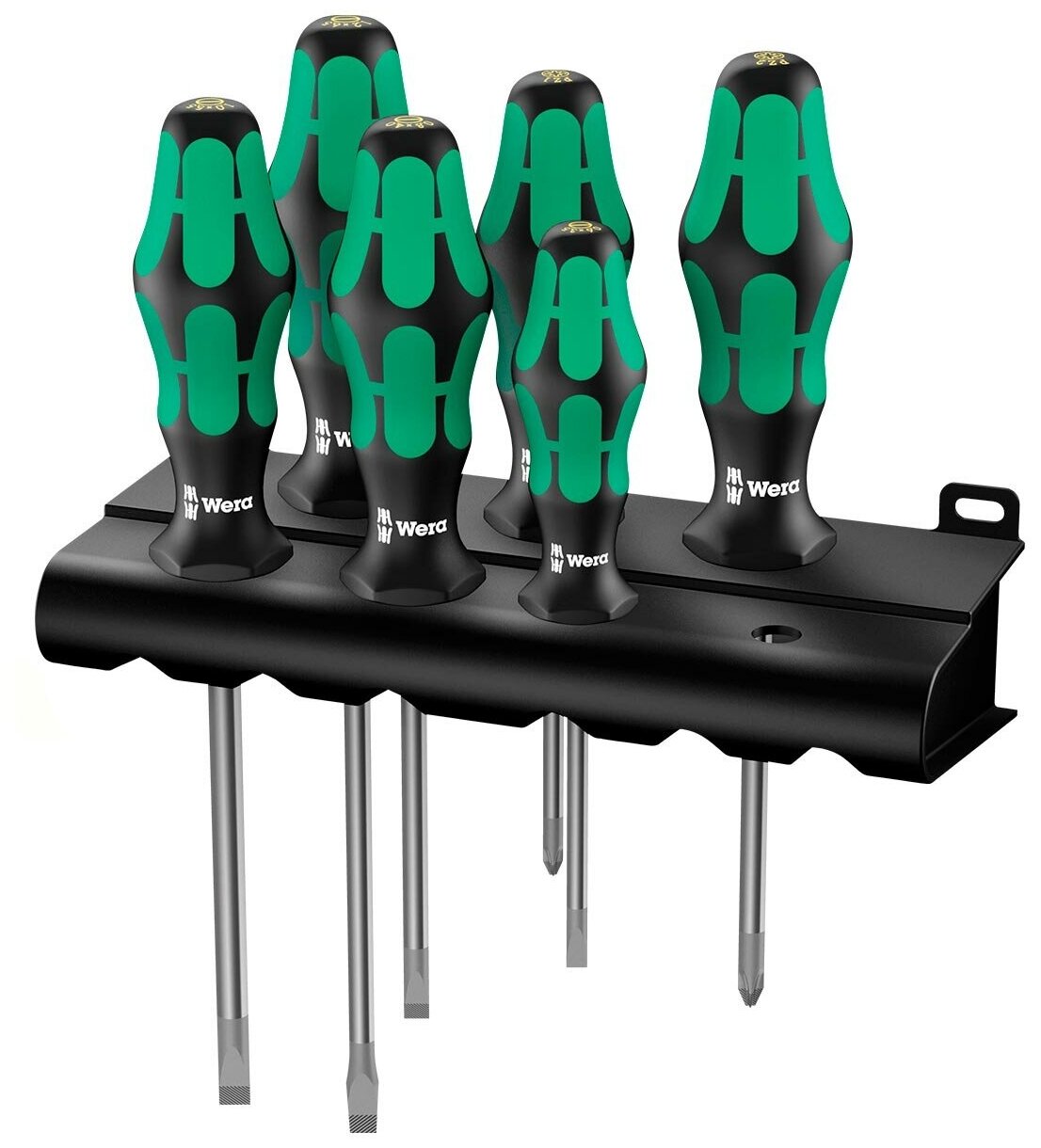 Набор отверток WERA Kraftform Plus Lasertip 334/355/6 Rack 105656