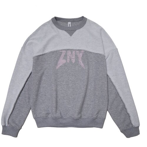 Свитшот ZNY, размер XL, серый