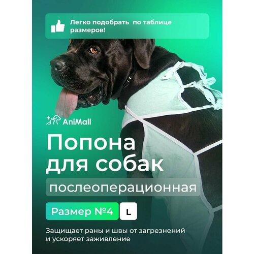 Попона для собак послеоперационная №4 AniMall попона для собак послеоперационная 3 animall