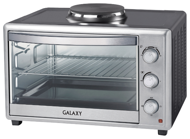 Мини-печь Galaxy GL 2613 1500Вт/1000Вт, 1 конфорка, 38 л