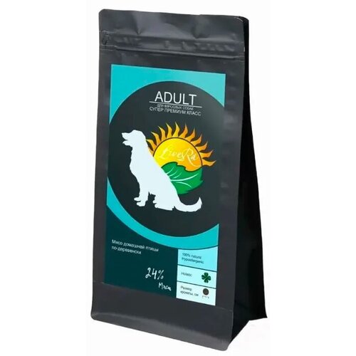 LiveRA для cобак Adult мясо домашней птицы по-деревенски 3 кг