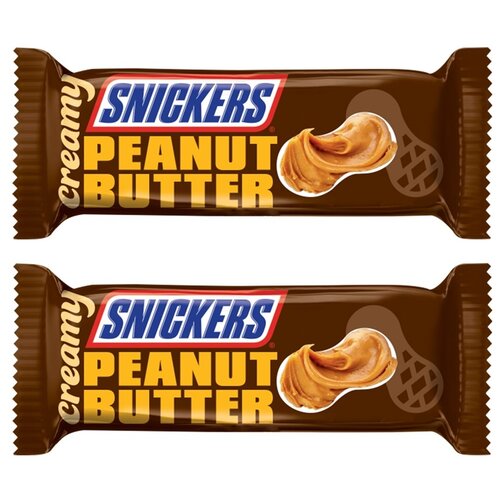 фото Батончик snickers creamy peanut butter (арахисовый крем) (2 шт. по 39,7 гр.)