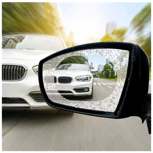 Пленка защитная антидождь, для боковых зеркал автомобиля 95*95 мм.