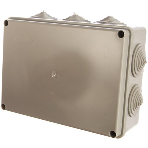 Распаячная коробка с крышкой ОП 190х140х70мм, IP44, 10 гермовводов TDM SQ1401-1243 15516426