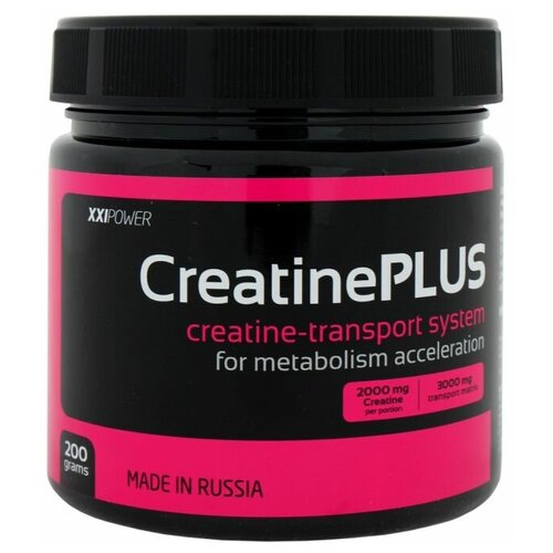 Креатин XXI Power Creatine Plus, 200 гр. креатин xxi power super creatine 100 гр