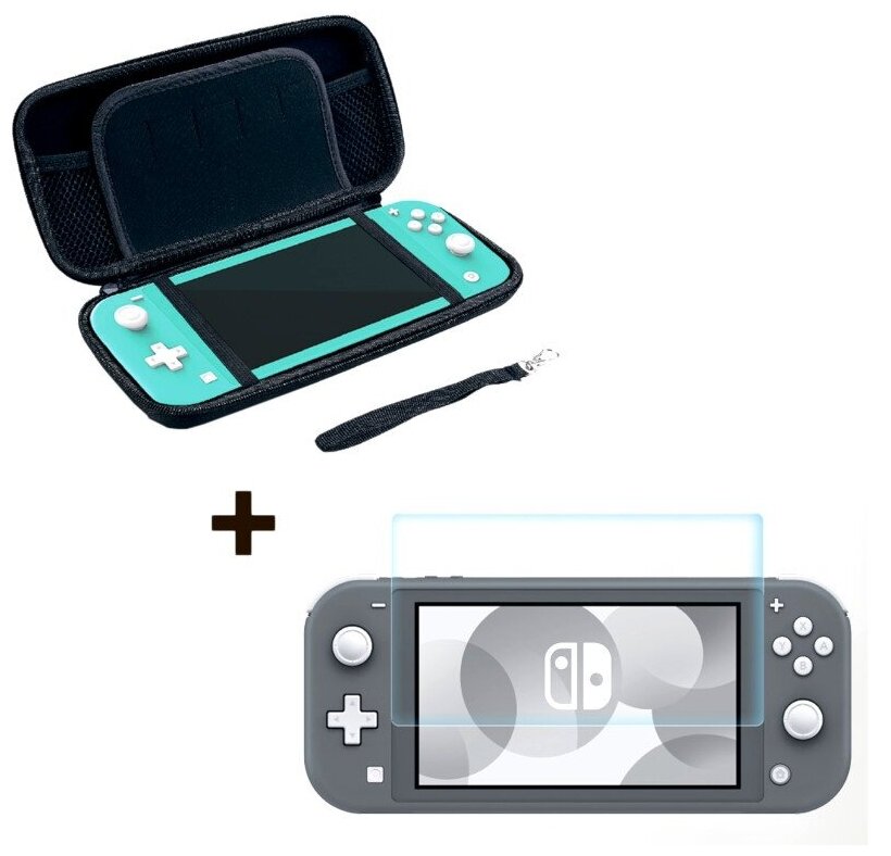Чехол и защитная пленка Artplays для Nintendo Switch черный