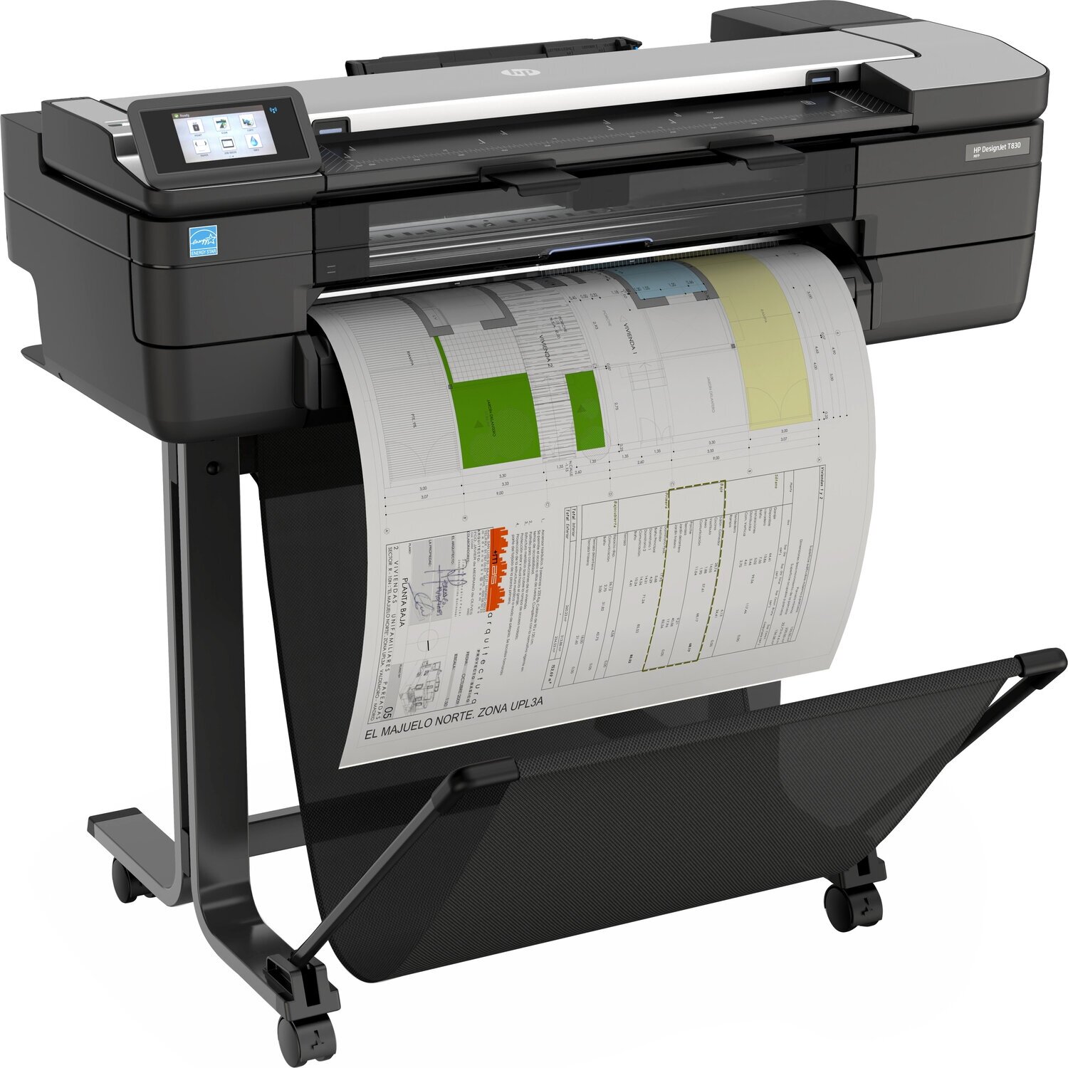 Плоттер HP Designjet T830 MFP (F9A28A) A1/24" - фото №16