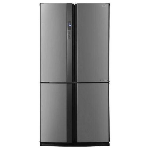 Холодильник Sharp/ 172x89.2x77.1 см, объем камер 345+211, No Frost, морозильная камера снизу,серебристый