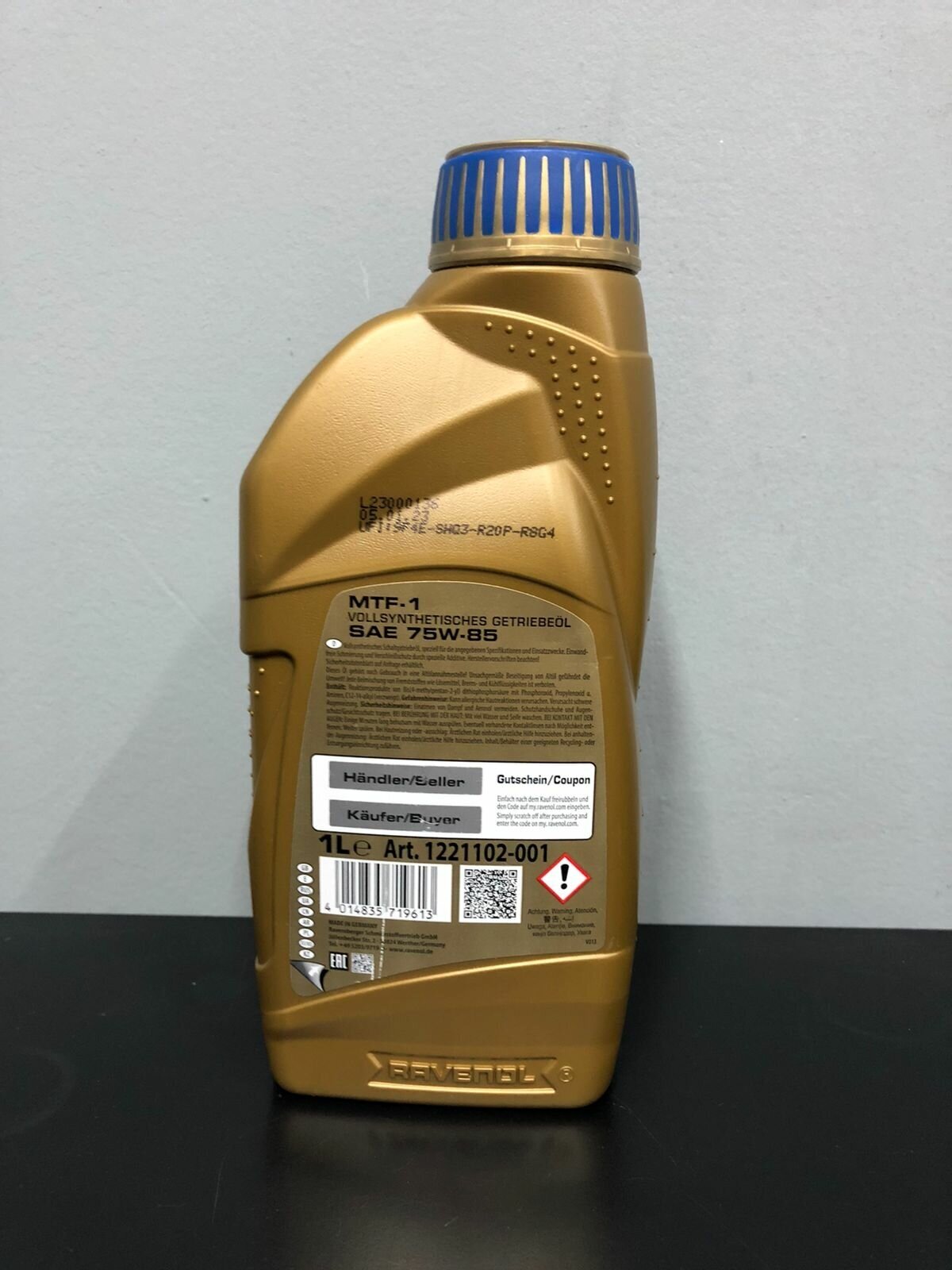 Масло трансмиссионное RAVENOL MTF-1 75W-85