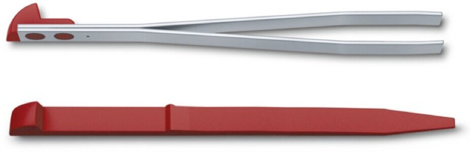 Зубочистка и пинцет для перочинных ножей 58 мм, 65 мм и 74 мм Victorinox красный