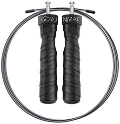 Скоростная скакалка утяжелённая с подшипником Xiaomi Yunmai Sports Jump Rope YMHR-P701 черный 300 см