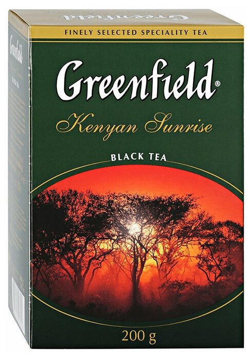 Чай черный листовой Greenfield Kenyan Sunrise, 200 г - фотография № 2