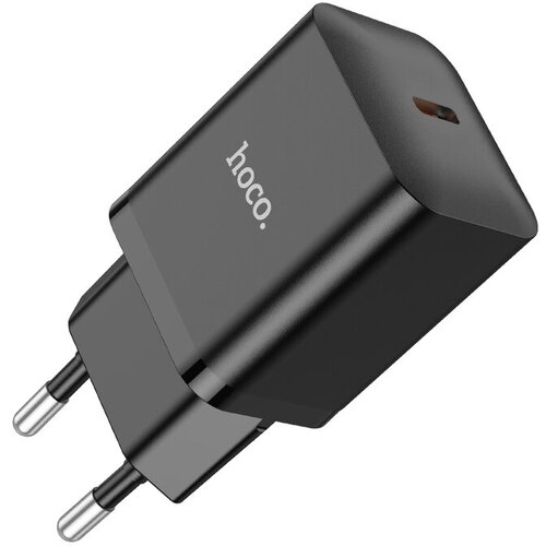 Сетевое зарядное устройство HOCO N27 USB-C 20W быстрая зарядка черный