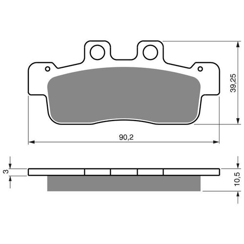 Колодки тормозные дисковые GOLDfren 363 AD кросс EBC SFA 632, OEM 17CW0045 00, 4C6W0045 00