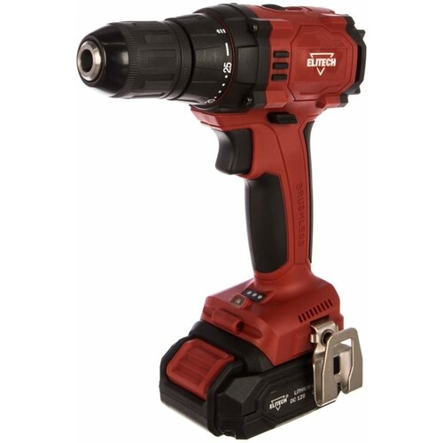 Дрель аккумуляторная Elitech 12В Li-Ion 1350 обмин 20 Ач ДА 12БЛ2 11687₽